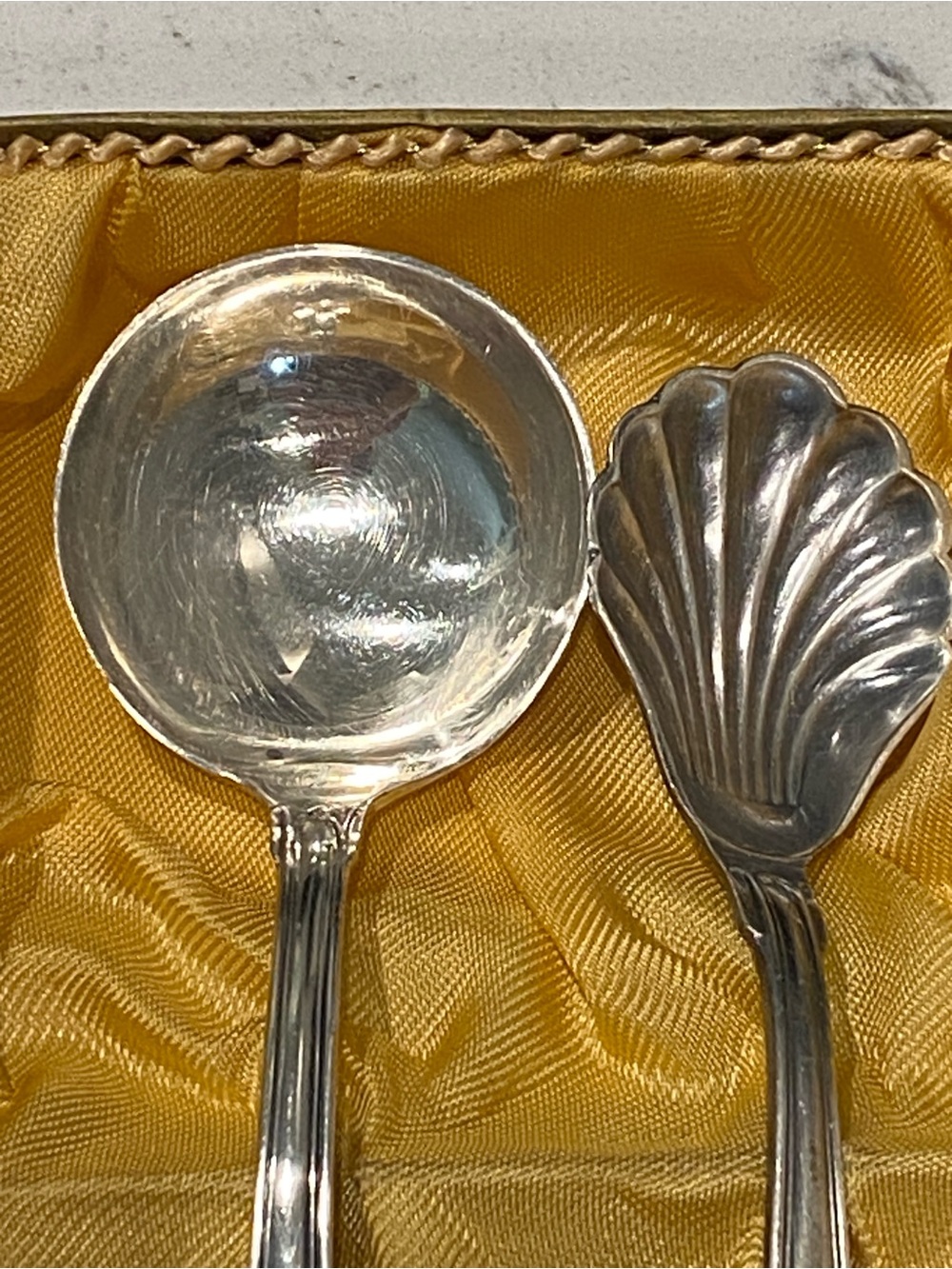 Vintage German Silver-Plated Serving Spoon Set - Picture 2 of 5